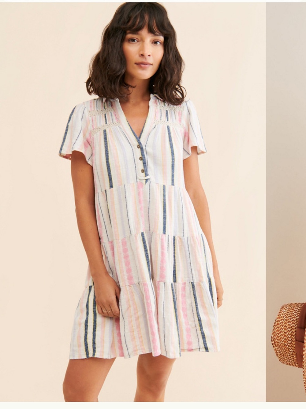 Anthropologie Georgina Tiered
Shirtdress Small